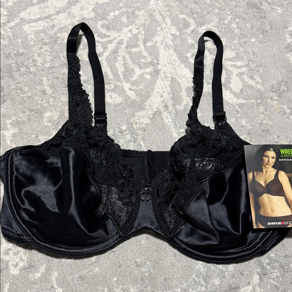 Elegant Black Lace Bra